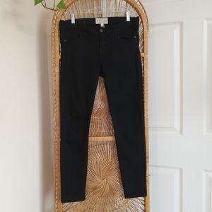 HATCH x Current Elliott The Maternity Stilleti Jet Black Jeans